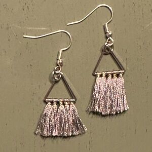 Grey Dangle earrings